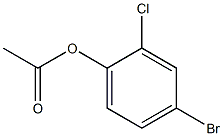 Phenol,4-bromo-2-chloro-, 1-acetate 结构式