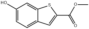 6-羟基苯并噻吩-2-羧酸甲酯 结构式