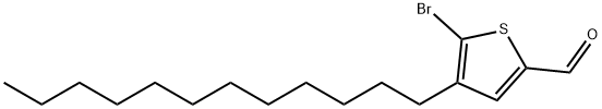 5-溴-4-十二烷基-2-噻吩甲醛 结构式