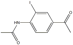 N-(4-Acetyl-2-iodophenyl)acetamide 结构式