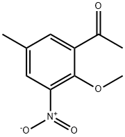 1-(2-甲氧基-5-甲基-3-硝基苯基)乙烷-1-酮 结构式