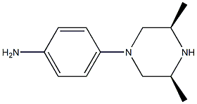 4-[(3R,5S)-3,5-dimethylpiperazin-1-yl]aniline 结构式