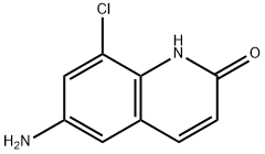6-amino-8-chloro-1,2-dihydroquinolin-2-one 结构式
