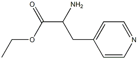 B-(4-吡啶基)-RS-丙氨酸乙酯 结构式