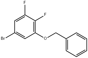 1-(苄氧基)-5-溴-2,3-二氟苯 结构式