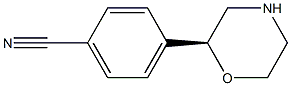 (S)-4-(吗啉-2-基)苯腈 结构式
