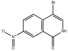 4-BROMO-7-NITROISOQUINOLIN-1(2H)-ONE 结构式