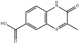 3-甲基-2-氧代-1,2-二氢喹喔啉-6-羧酸 结构式