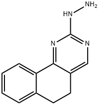 2-hydrazino-5,6-dihydrobenzo[h]quinazoline 结构式