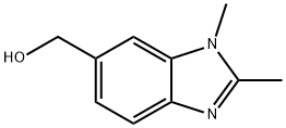 (1,2-DIMETHYL-1H-BENZO[D]IMIDAZOL-6-YL)METHANOL 结构式