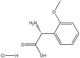 R-2-甲氧基苯甘氨酸盐酸盐 结构式