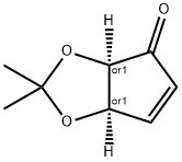 (3aR,6aR)-2,2-dimethyl-2H,3aH,4H,6aH-cyclopenta[d][1,3]dioxol-4-one 结构式