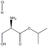 D-Serine, 1-methylethyl ester, hydrochloride 结构式