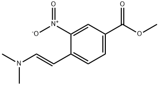 methyl (E)-4-(2-(dimethylamino)vinyl)-3-nitrobenzoate 结构式