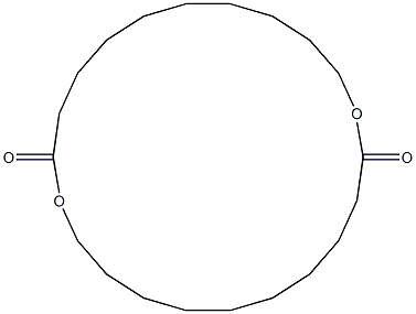 1,12-Dioxacyclodocosane-2,13-dione 结构式