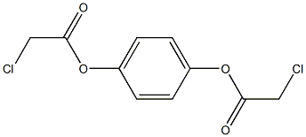 1,4-亚苯基双(2-氯乙酸酯) 结构式