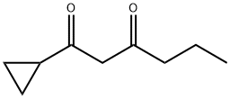 1-cyclopropylhexane-1,3-dione 结构式