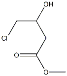 methyl 4-chloro-3-hydroxybutanoate 结构式