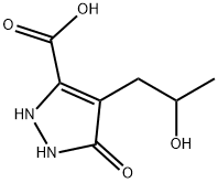 4-(2-hydroxypropyl)-5-oxo-2,5-dihydro-1H-pyrazole-3-carboxylic acid 结构式