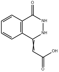 (4-Oxo-3,4-dihydro-2H-phthalazin-1-ylidene)-acetic acid 结构式