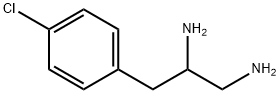 3-(4-chlorophenyl)propane-1,2-diamine 结构式