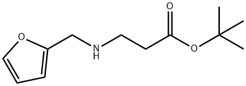 tert-butyl 3-{[(furan-2-yl)methyl]amino}propanoate 结构式