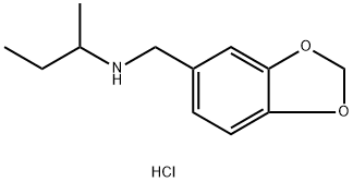 [(2H-1,3-benzodioxol-5-yl)methyl](butan-2-yl)amine hydrochloride 结构式