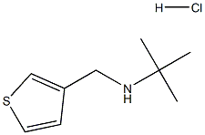 tert-butyl(3-thienylmethyl)amine hydrochloride 结构式