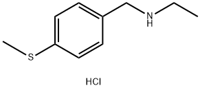 N-[4-(methylthio)benzyl]ethanamine hydrochloride 结构式