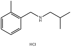 2-methyl-N-(2-methylbenzyl)-1-propanamine hydrochloride 结构式