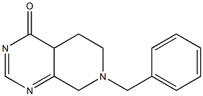 7-苄基-5,6,7,8-四氢吡啶并[3,4-D]嘧啶-4(氢-4AH)-酮 结构式