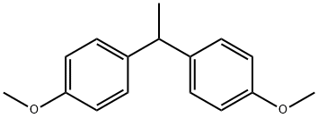 4,4'-(乙烷-1,1-二基)双(甲氧基苯) 结构式