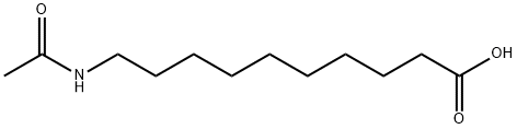 10-(acetylamino)- Decanoic acid 结构式