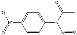 N-(4-氨基苯基)-N-亚硝基乙酰胺 结构式