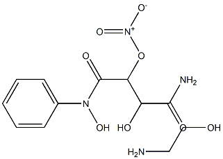 N-亞硝基苯胲胺乙醇铵盐 结构式