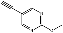 5-乙炔-2-甲氧基嘧啶 结构式