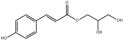 1-O-对香豆酰基甘油 结构式