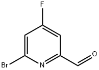 2-PYRIDINECARBOXALDEHYDE, 6-BROMO-4-FLUORO- 结构式