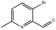 3-溴-6-甲基吡啶甲醛 结构式