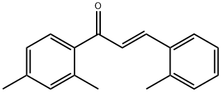 (2E)-1-(2,4-dimethylphenyl)-3-(2-methylphenyl)prop-2-en-1-one 结构式