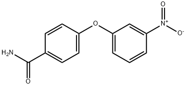 4-(3-NITROPHENOXY)BENZAMIDE 结构式