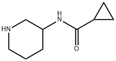 Cyclopropanecarboxylic acid piperidin-3-ylamide 结构式