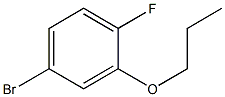 4-bromo-1-fluoro-2-propoxybenzene 结构式