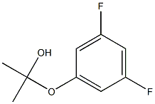 2-(3,5-二氟苯氧基)丙烷-2-醇 结构式