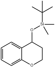 叔丁基(色满-4-基氧基)二甲基硅烷 结构式