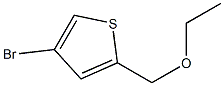 4-bromo-2-(ethoxymethyl)thiophene 结构式