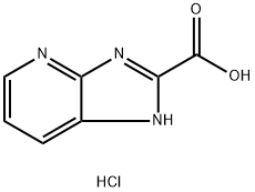 3H-imidazo[4,5-b]pyridine-2-carboxylic acid hydrochloride 结构式