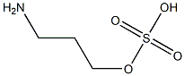 1-Propanol, 3-amino-,1-(hydrogen sulfate) 结构式