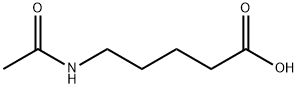5-(乙酰化氨基)戊酸 结构式