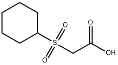 Cyclohexanesulfonyl-acetic acid 结构式